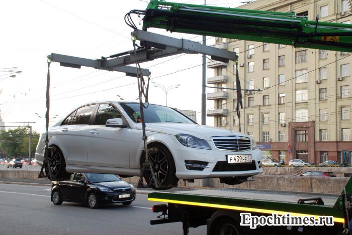 авто, Москва, эвакуация автомобилей