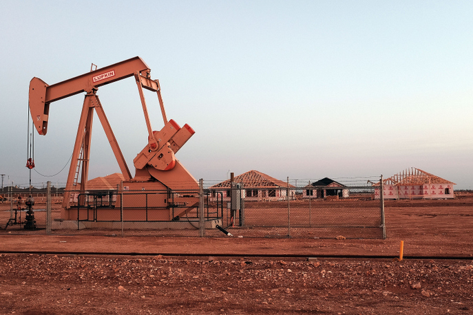 Сланцевая добыча нефти в штате Техас. Фото: Spencer Platt/Getty Images