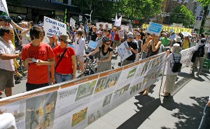 В Мельбурне состоялся митинг в поддержку 28 миллионов, вышедших из КПК