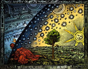 Вселенная. Гравюра на дереве К Фламмарион Париж 1888. www.wikipedia.org