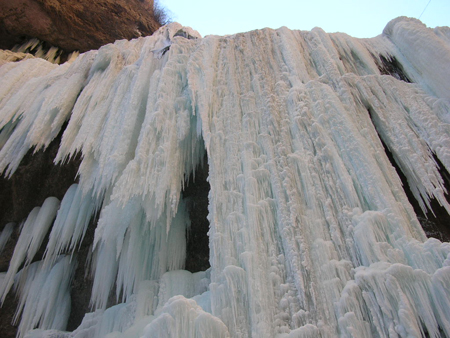 Ледяной водопад. Фото: Щеткина Оксана/Великая Эпоха