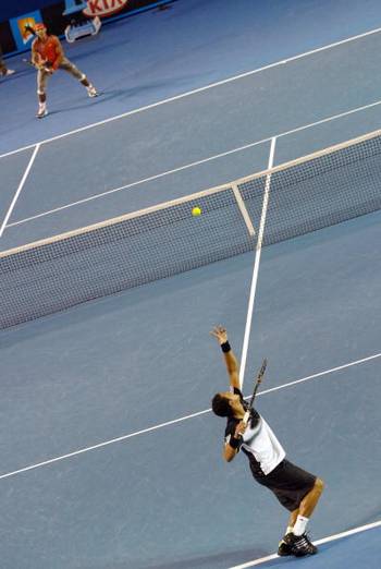 Фотообзор: Теннис. Тсонга разгромил Надаля