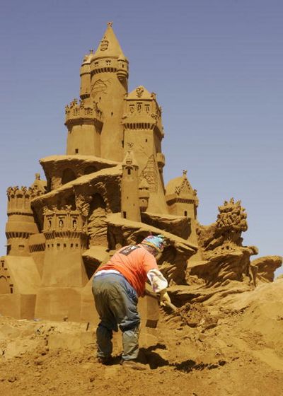 Фотообзор: Фестиваль песочных скульптур в Бельгии