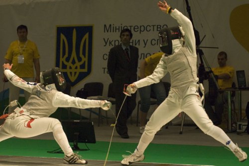 Фотообзор: В Киеве идут сражения - начался чемпионат Европы по фехтованию