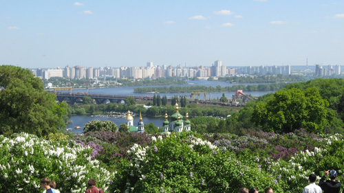 Фотообзор: В саду над Днепром цветет сирень