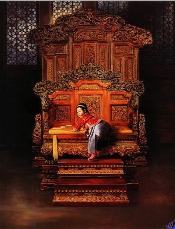 Дворцовая жизнь династии Цин на картинах китайских художников