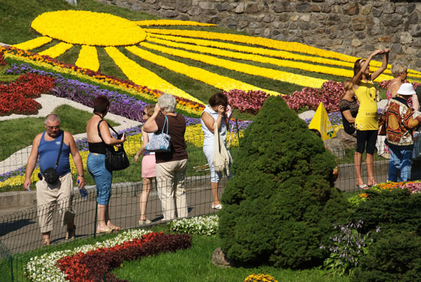 Фоторепортаж: В Киеве открылась выставка цветов