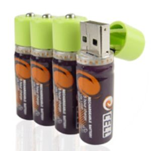 Батарейки заряжаются от USB