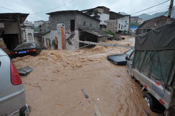Наводнение в городе Чунцин. Фото: Getty Images