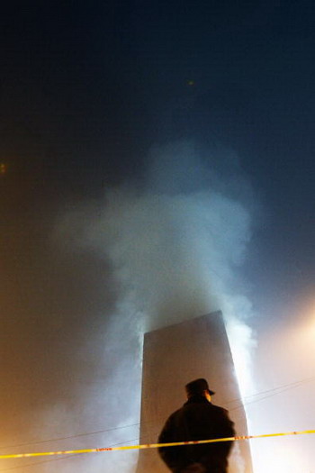 Фотообзор: В Пекине дотла сгорел олимпийский отель "Мэндарин Ориентал"