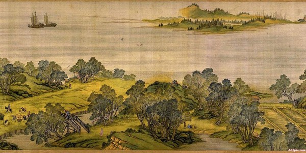 Древняя картина о древней китайской столице
