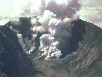Извержение вулкана Сент-Хелен, 1980 г. Снимок NASA