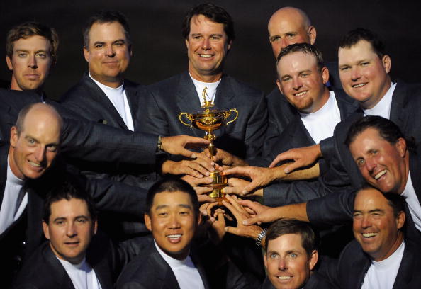 В Луисвилле (США) в 37-й раз был разыгран Кубок Райдера - престижнейшее командное соревнование лучших гольфистов мира. Фото: Sam Greenwood/Getty Images 