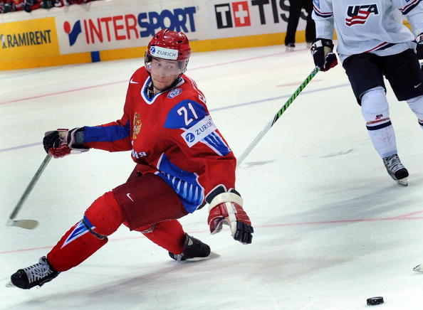 Сборная России по хоккею вновь стала чемпионом мира. Фото: ALEXANDER NEMENOV/AFP/Getty Images
