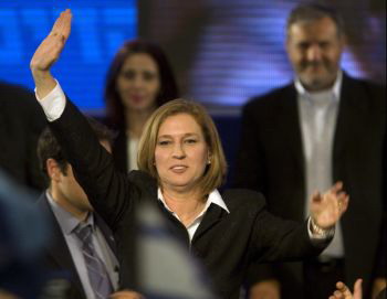Партия “Кадима” одержала победу на парламентских выборах в Израиле