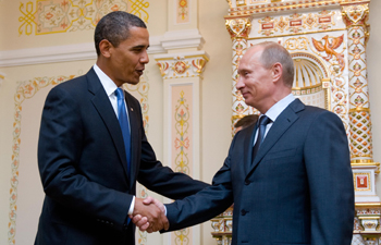 Первая личная встреча Б.Обамы и В. Путина проходит в Ново-Огарево