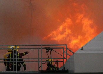 Пожар на химическом заводе в Техасе. Жертв нет