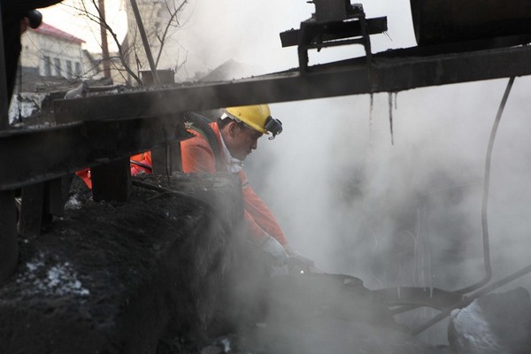 Фото с места событий. Угольная шахта города Хэган провинции Хэйлунцзян. Фото с epochtimes.com