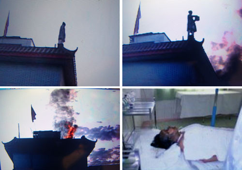Защищая свой дом от сноса, жительница Китая совершила самосожжение