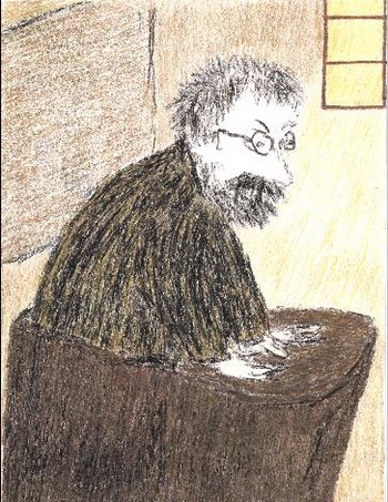 Картина «Макс Планк читает лекцию в Берлине в 1925 году.» Александра Войцеховского. Фото: Великая Эпоха