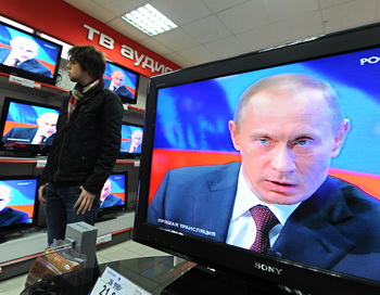 Путин сообщил, что бренд Lada будет сохранен. Фото: Наталии KOLESNIKOVA/AFP/Getty Images 