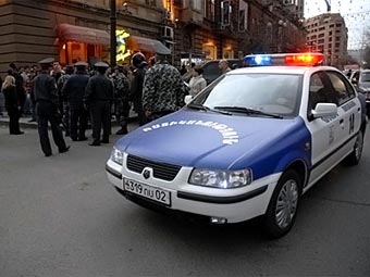 Армянские полицейские. Преступность в Армении выросла в полтора раза. Фото с globalvoicesonline.org
