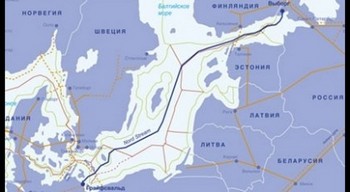 Карта Nord Stream. Фото: с сайта  ru.delfi.lt 