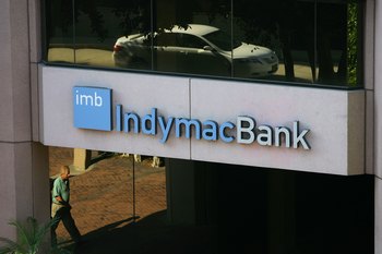 Финансовая корпорация IndyMac Bank.  Фото: David McNew/Getty Images
