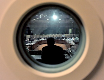 К встрече европейских министров финансов Брюссель подготовил доклад о ситуации с госфинансами в ЕС. Фото: GEORGES GOBET/AFP/Getty Images