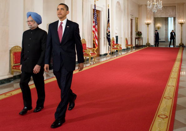 Вашингтон: прием в честь премьер-министра Индии. Фото: SAUL LOEB/Getty Images