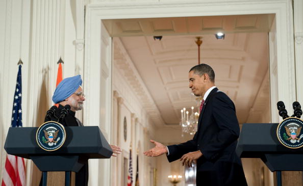 Вашингтон: прием в честь премьер-министра Индии. Фото: SAUL LOEB/Getty Images