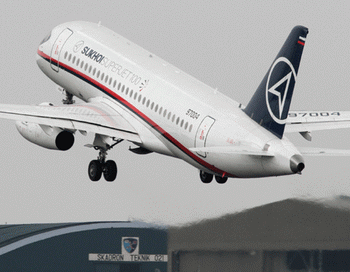 Самолет Superjet-100. Фото РИА Новости