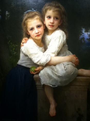 Французский художник Бугро (1825-1905) придерживался традиционной техники и тем, поэтому его часто презирали и замалчивали в мире модернизма. Вильям-Адольф Бугро (Bouguereau) «Две сестрички», масло, холст, 1901г. Фото: Trout Museum