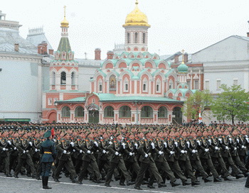 Военный парад, посвященный Дню Победы. Фото РИА Новости