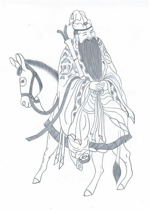 Чжан Голао — даос, ездивший на осле спиной вперёд