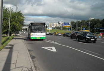 В Москве на дорогах появились 5 новых выделенных полос для общественного транспорта