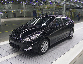 Hyundai Solaris  получил новые  жесткие амортизаторы