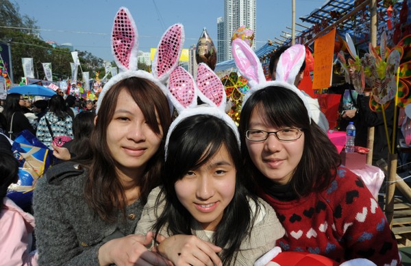 В Китай пришёл год Кролика