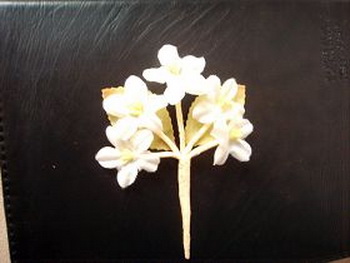 Шелковый цветок ручной работы. Фото:minghui.org