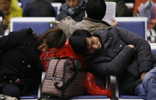 В Китае началась миграция населения в канун Нового года