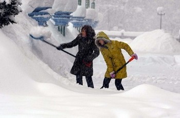 На северо-западе Китая выпало рекордное количество снега за 60 лет