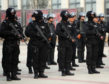 Народная вооружённая полиция. Фото: Getty Images