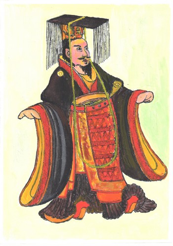 Император У Хань, величайший император династии Хань. Иллюстрация: Киёка Чу/Великая Эпоха (The Epoch Times) 
