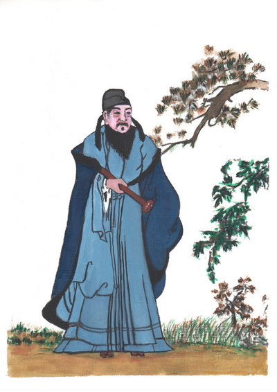 Вэй Чжэн - беспристрастный и прямолинейный советник императора Тайцзуна. Иллюстрация: Киойка Чу/Великая Эпоха (The Epoch Times) 