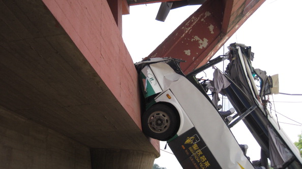 В Китае произошло очередное обрушение мостов