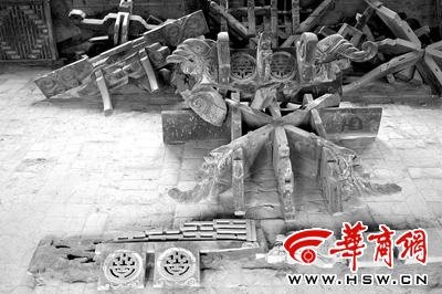 Древний храм разобрали на части. Провинция Шэньси. Фото с kanzhongguo.com