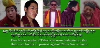 Тибетские монахи, совершившие самосожжение в знак протеста в этом году. Фото с epochtimes.com