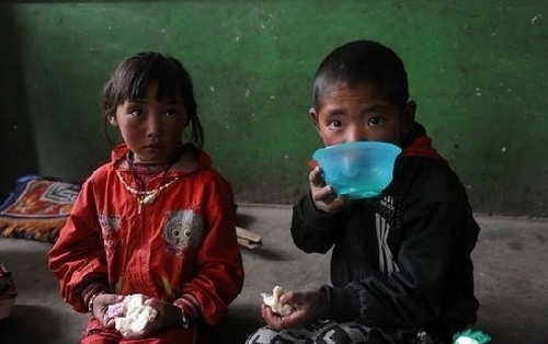 В Китае голодают миллионы детей