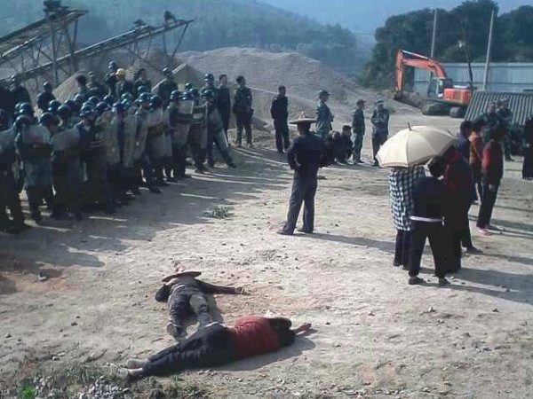Кровавый отъём земли чиновниками произошёл на востоке Китая