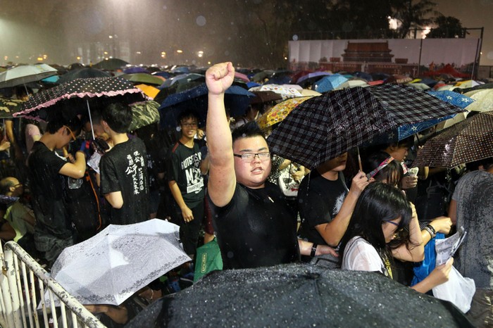 Акция памяти погибших участников студенческого восстания в 1989 году. Гонконг. 4 июня 2013 года. Фото: The Epoch Times